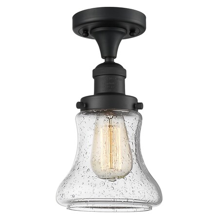 Innovations Lighting One Light Semi-Flush Mount 517-1CH-BK-G194